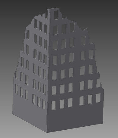 Ruined City Building - 28MMDF002-1 (Online Order Only)