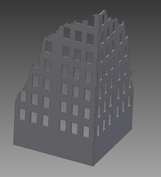 Ruined City Building - 28MMDF002-1 (Online Order Only)