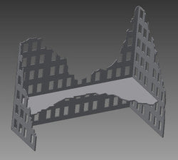Ruined City Building - 28MMDF003-1 (Online Order Only)
