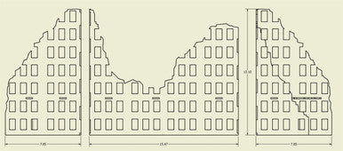 Ruined City Building - 28MMDF003-1 (Online Order Only)