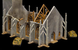 6mm Ruined Church/Cathedral (Matboard) - 285CSS032 (Online Order Only)