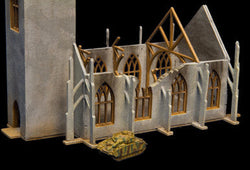 6mm Ruined Church/Cathedral (Matboard) - 285CSS032 (Online Order Only)