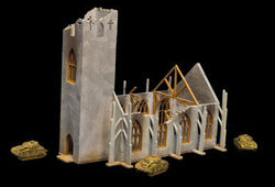 6mm Ruined Church/Cathedral (Matboard) - 285CSS032 (Online Order Only)