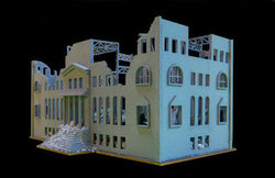 6mm WWII Government Building, Ruined (Matboard) - 285CSS034-1 (Online Order Only)