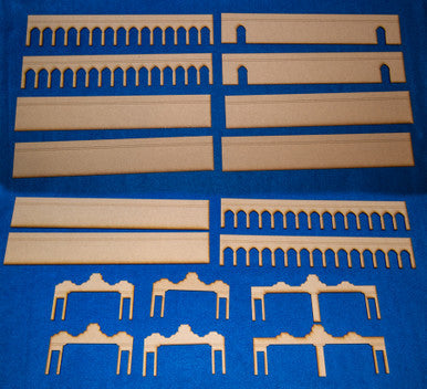 Middle Eastern City Walls (MDF) - 15MMDF083 (Online Order Only)