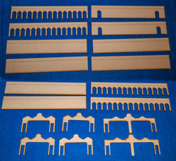 Middle Eastern City Walls (MDF) - 15MMDF083 (Online Order Only)