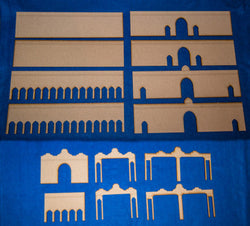 Middle Eastern City Walls (MDF) - 15MMDF084 (Online Order Only)