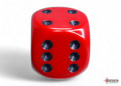 Chessex Opaque 16mm Pipped d6 Standard Dice Collection - Classic Colors - Available Individually (Online Only)