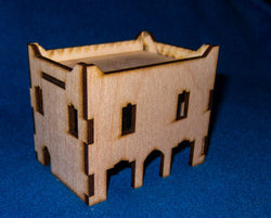 Middle East Two Story Building (MDF) - 15MMDF018 (Online Order Only)