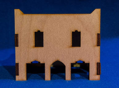 Middle East Two Story Building (MDF) - 15MMDF018 (Online Order Only)