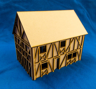 Two Story Medium Half Timber House - 28MMDF302 (Online Order Only)