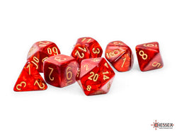 Scarab Mega-hedral Scarlet/gold 7-Die Set (Online Only)
