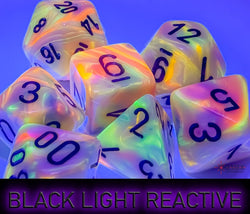 Festive Mega-hedral Circus/black 7-Die set (Online Only)