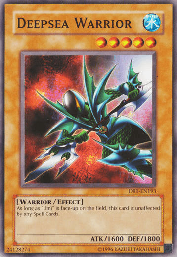 Deepsea Warrior [DB1-EN193] Common (ONLINE ORDER ONLY)