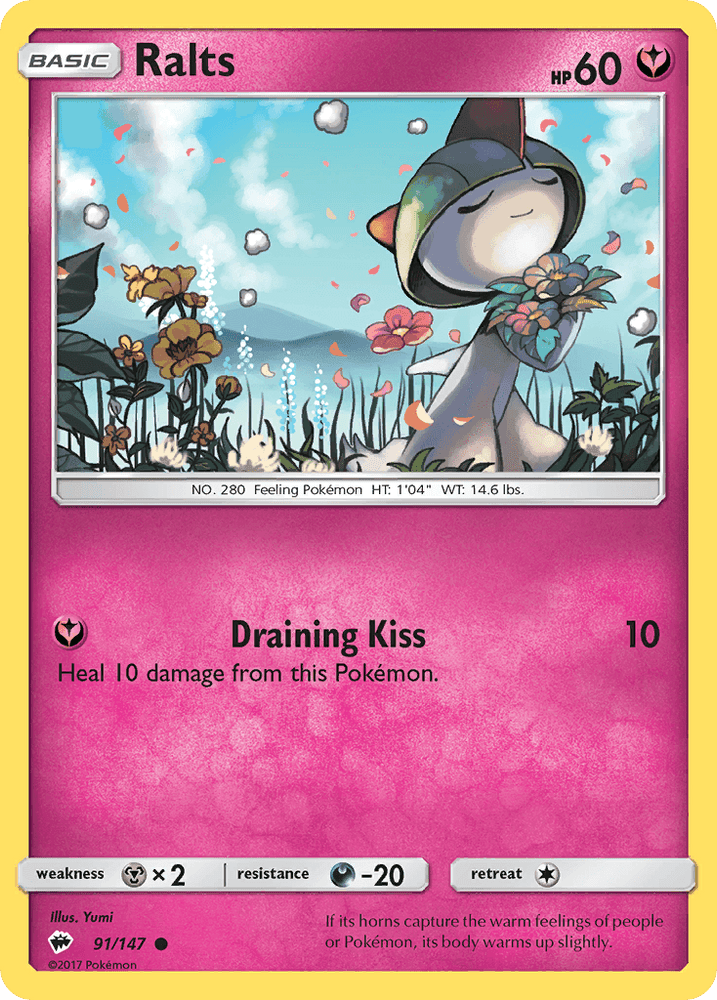 Ralts (91/147) [Sun & Moon: Burning Shadows] (Online Only)