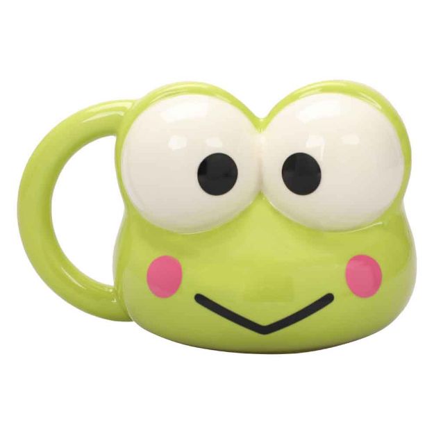 Keroppi (Hello Kitty & Friends) Sanrio Sculpted Ceramic Mug (Online Order Only)