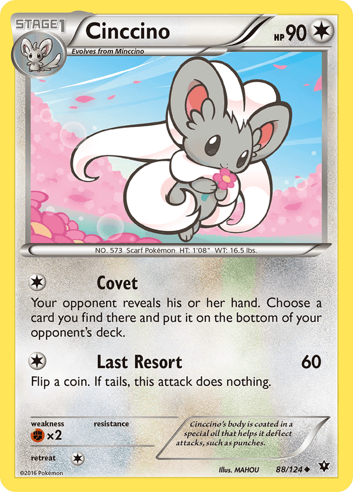 Cinccino (88/124) [XY: Fates Collide] (Online Only)