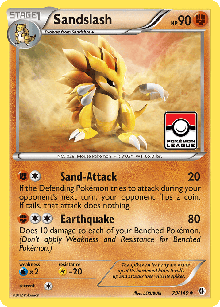 Sandslash (79/149) [Black & White: Boundaries Crossed] (Online Only)