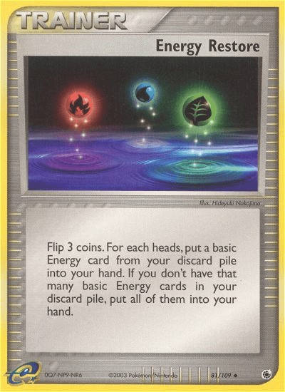 Energy Restore (81/109) [EX: Ruby & Sapphire] (Online Only)
