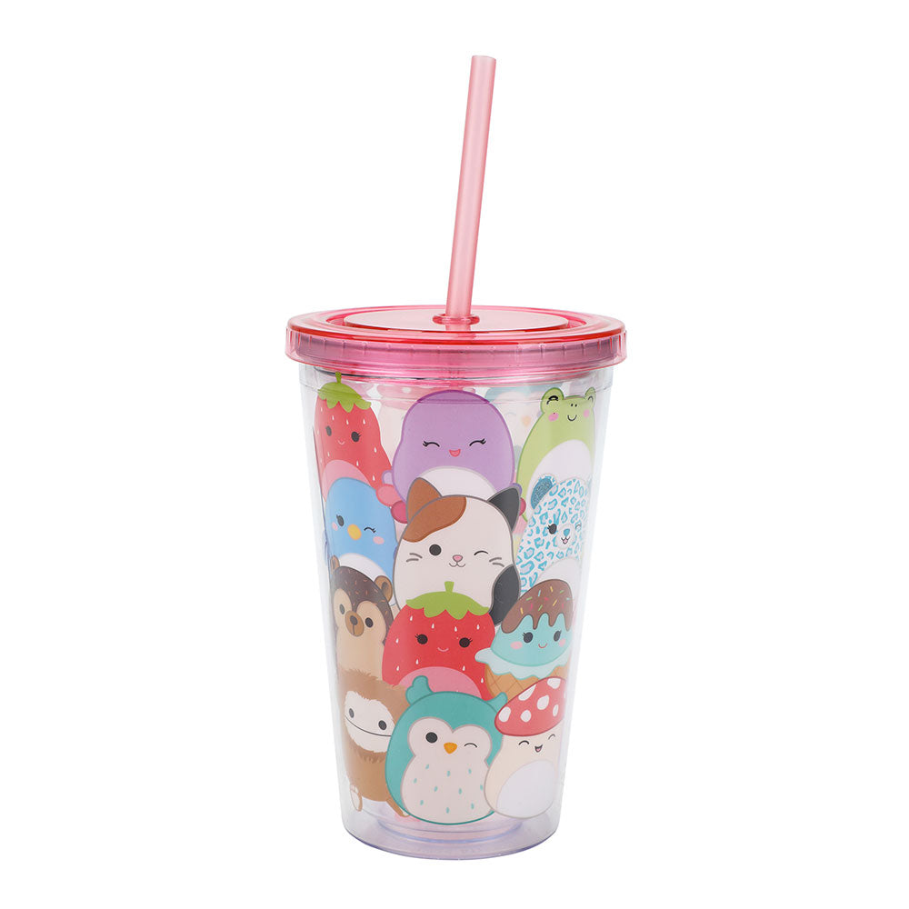 Squishmallows 16oz Acrylic Travel Cup with Straw (Online Order Only)