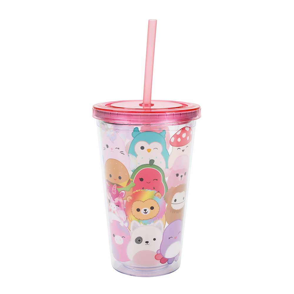 Squishmallows 16oz Acrylic Travel Cup with Straw (Online Order Only)