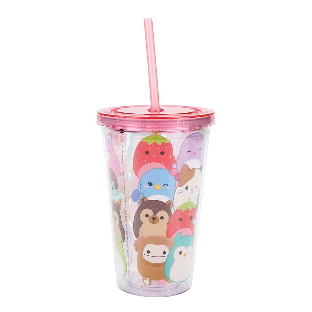 Squishmallows 16oz Acrylic Travel Cup with Straw (Online Order Only)