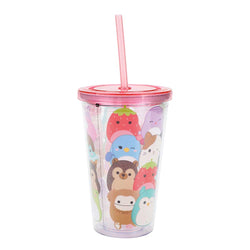 Squishmallows 16oz Acrylic Travel Cup with Straw (Online Order Only)