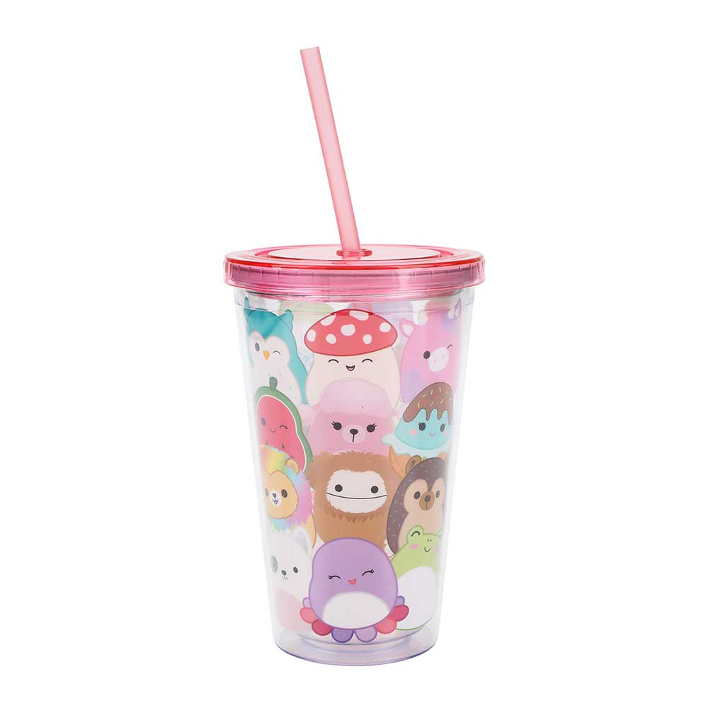 Squishmallows 16oz Acrylic Travel Cup with Straw (Online Order Only)