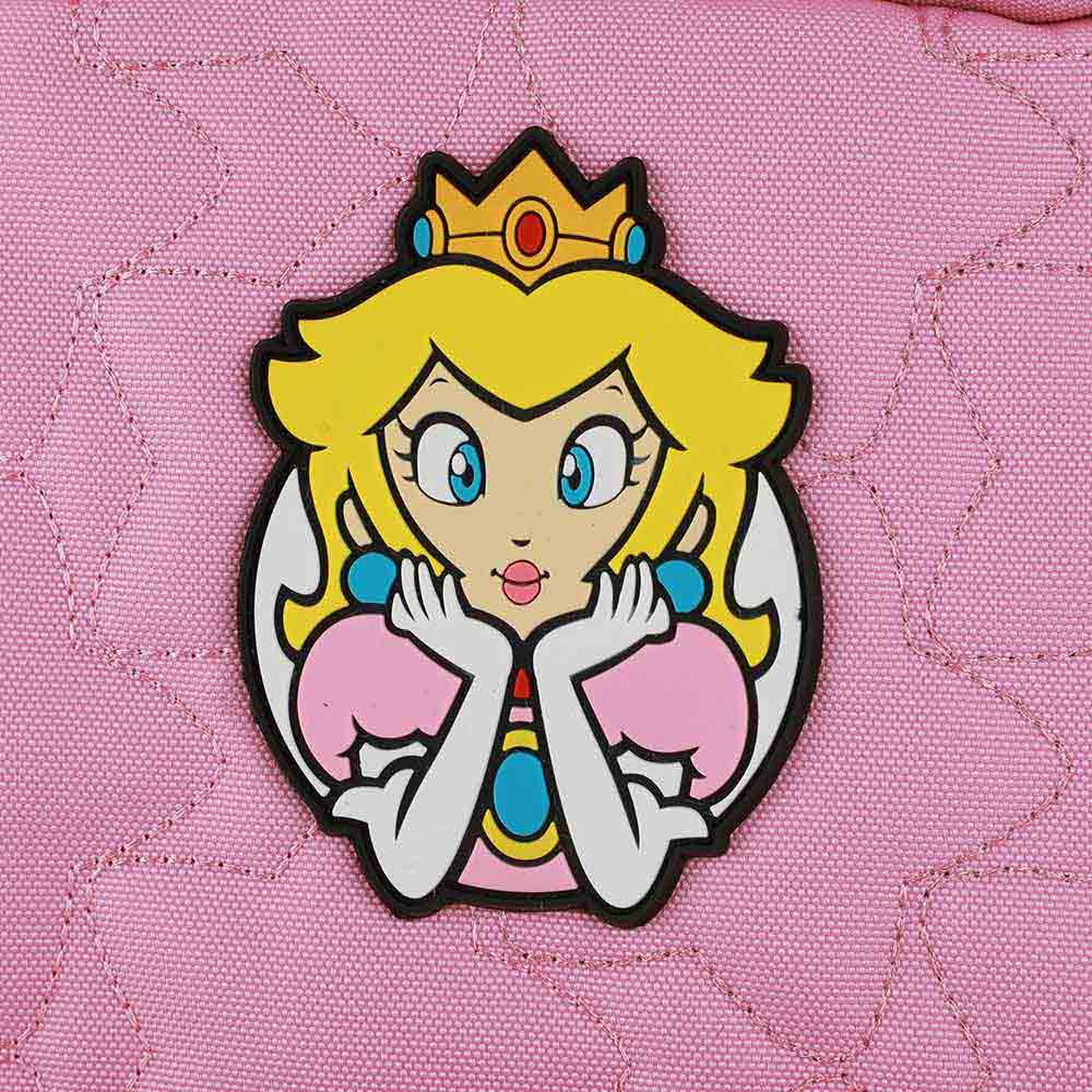 Princess Peach Super Mario Quilted Laptop Backpack (Online Order Only)