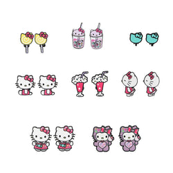 Hello Kitty Popsicle Dream 8 Pack Clip On Earring Set (Online Order Only)