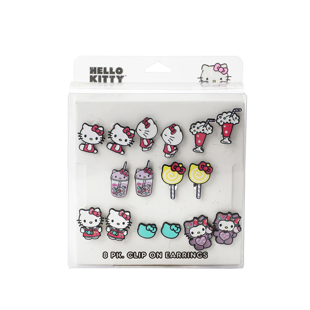 Hello Kitty Popsicle Dream 8 Pack Clip On Earring Set (Online Order Only)