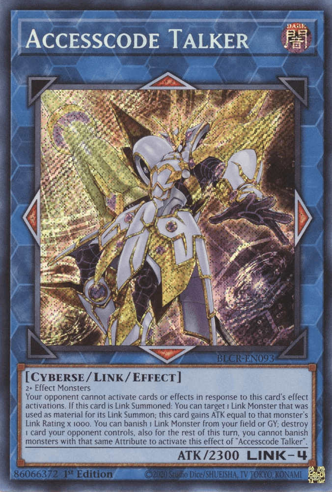 Accesscode Talker [BLCR-EN093] Secret Rare (ONLINE ORDER ONLY)