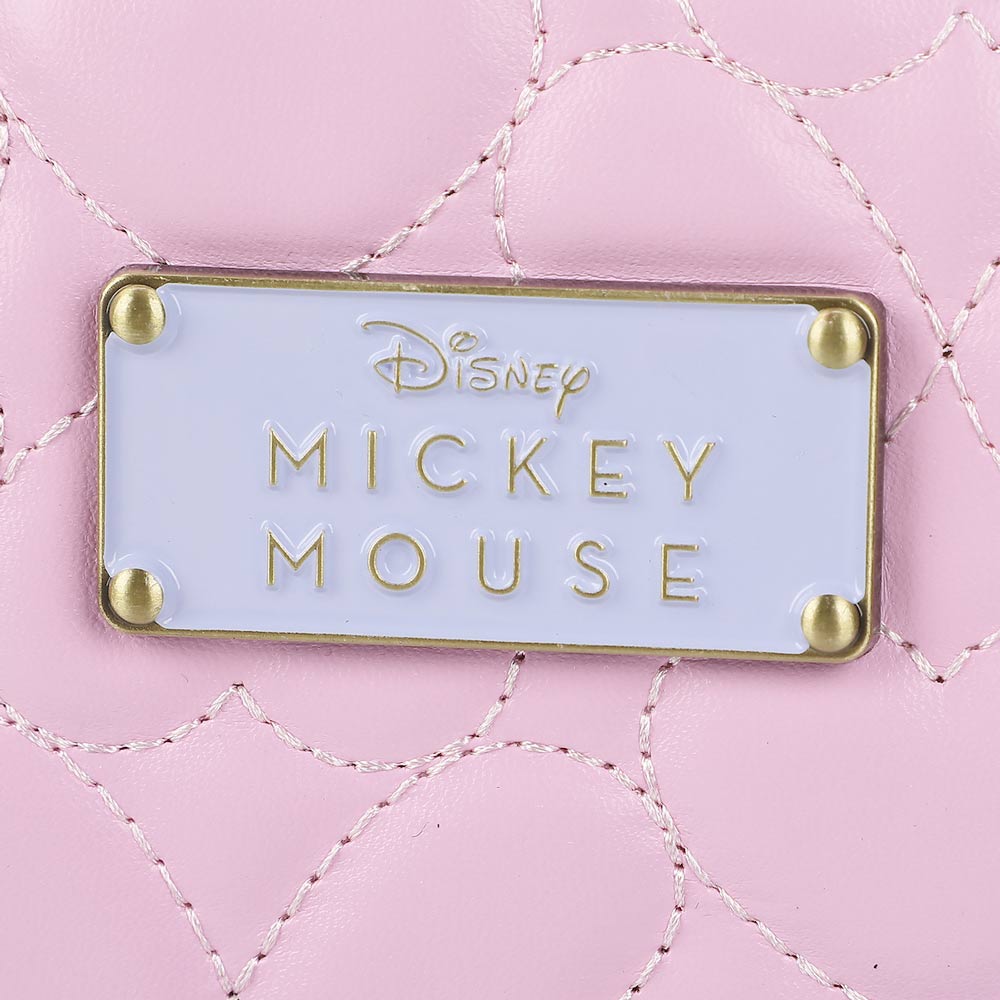 Disney Mickey & Minnie Retro Heart Quilted Mini Backpack (Online Order Only)