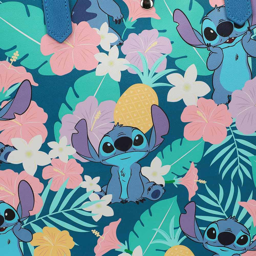Disney Stitch Tropical Floral Tote (Online Order Only)