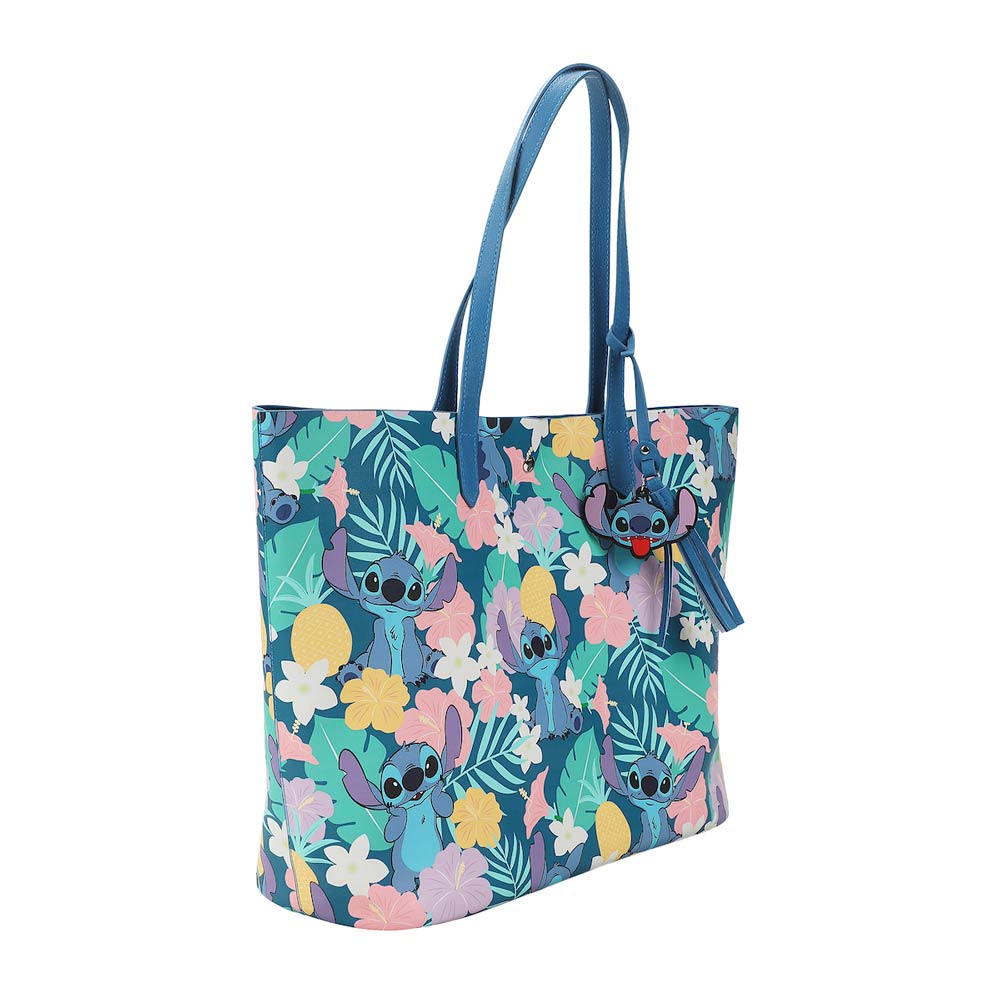Disney Stitch Tropical Floral Tote (Online Order Only)