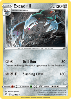 Excadrill (122/185) [Sword & Shield: Vivid Voltage] (Online Only)