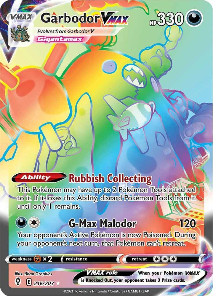 Garbodor VMAX (216/203) [Sword & Shield: Evolving Skies] (Online Only)