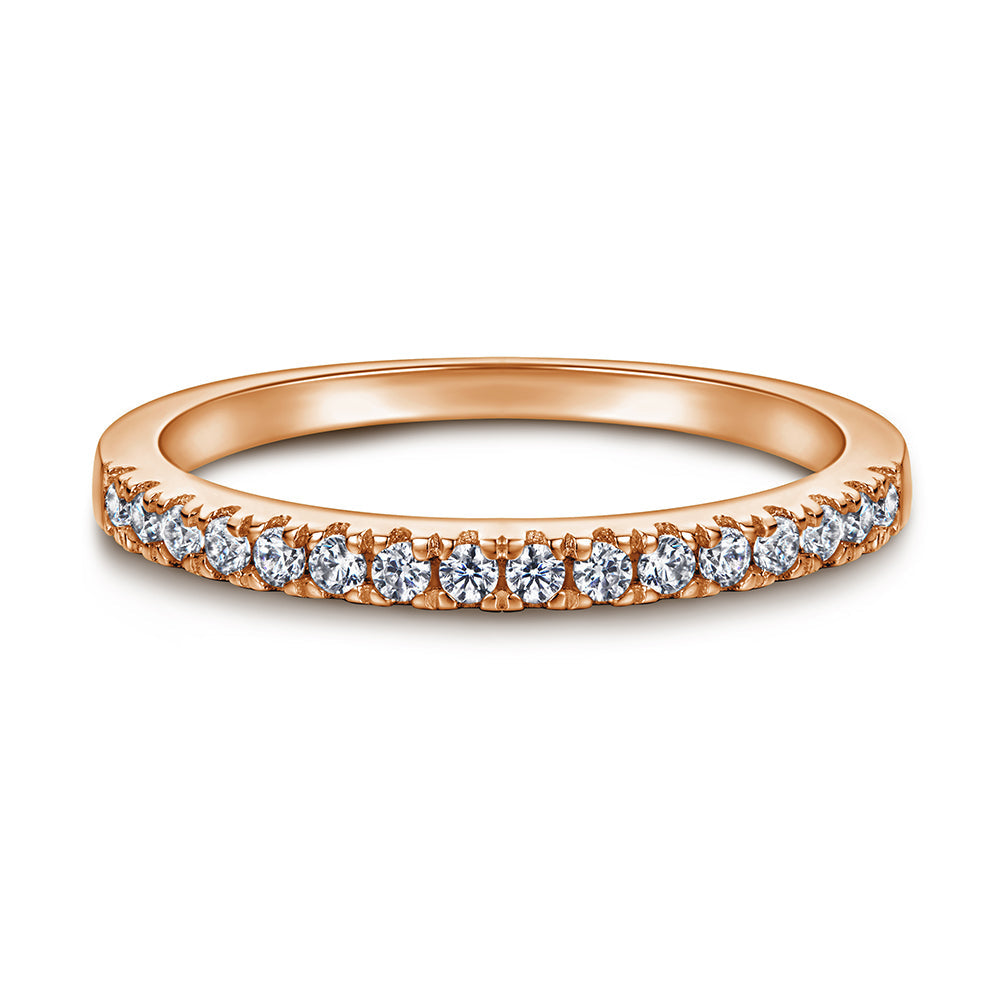 The Victoria - 18kt Rose Gold Wedding Ring Set (ONLINE ORDER ONLY)