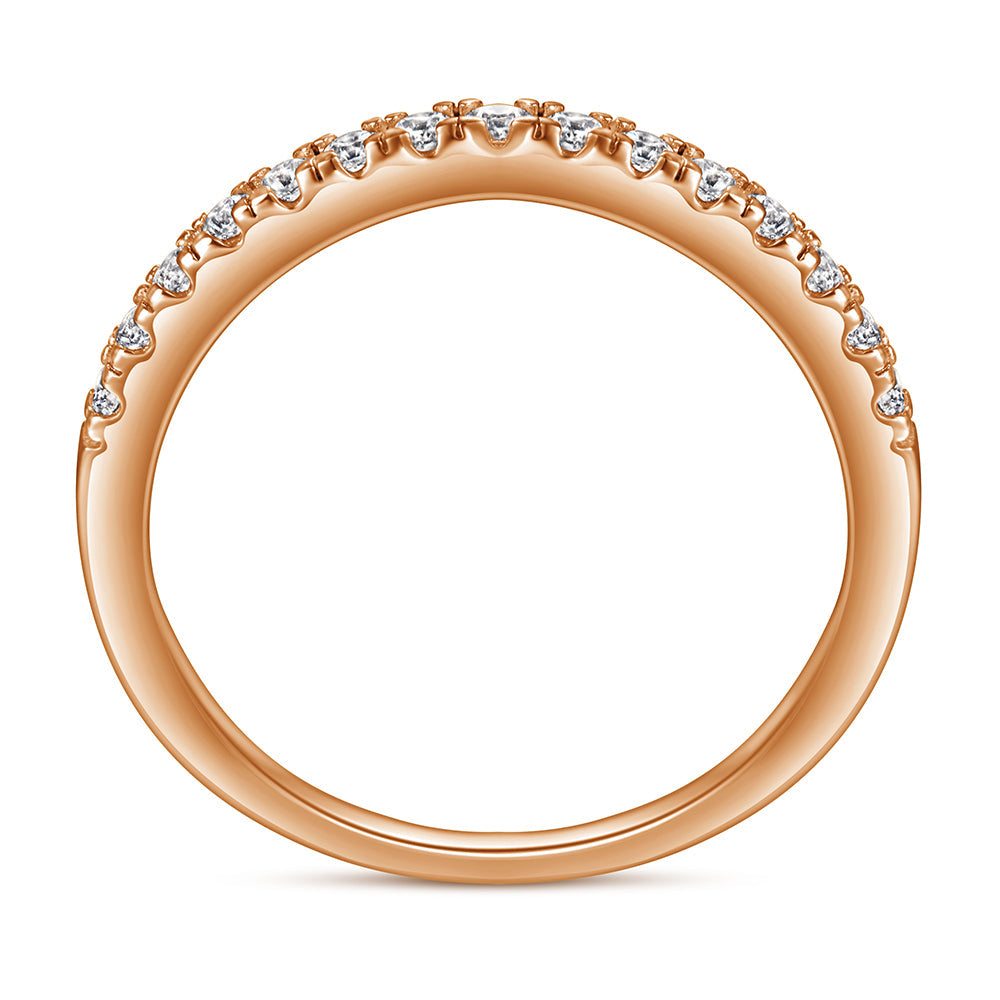 The Victoria - 18kt Rose Gold Wedding Ring Set (ONLINE ORDER ONLY)