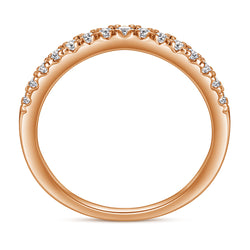 The Victoria - 18kt Rose Gold Wedding Ring Set (ONLINE ORDER ONLY)
