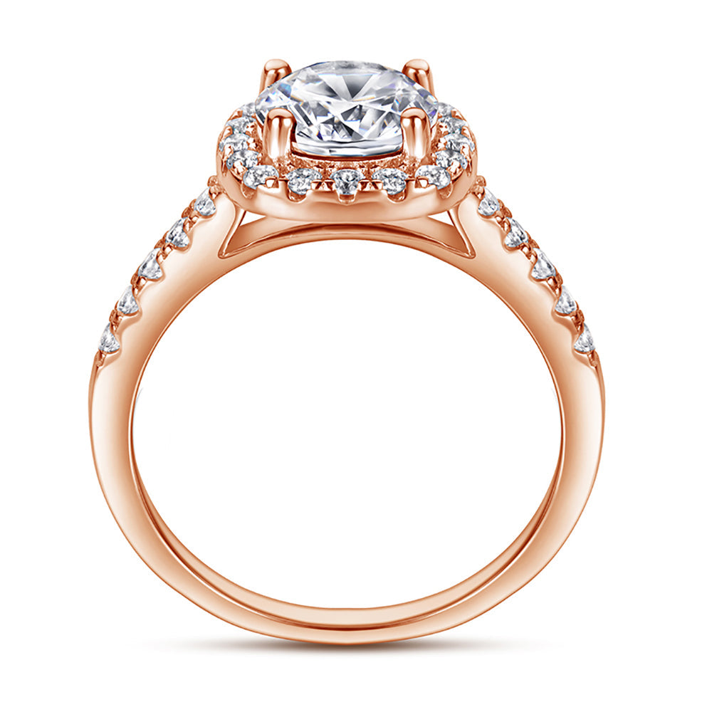 The Victoria - 18kt Rose Gold Wedding Ring Set (ONLINE ORDER ONLY)