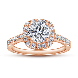 The Victoria - 18kt Rose Gold Wedding Ring Set (ONLINE ORDER ONLY)