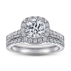 The Victoria - Silver Wedding Ring Set (ONLINE ORDER ONLY)