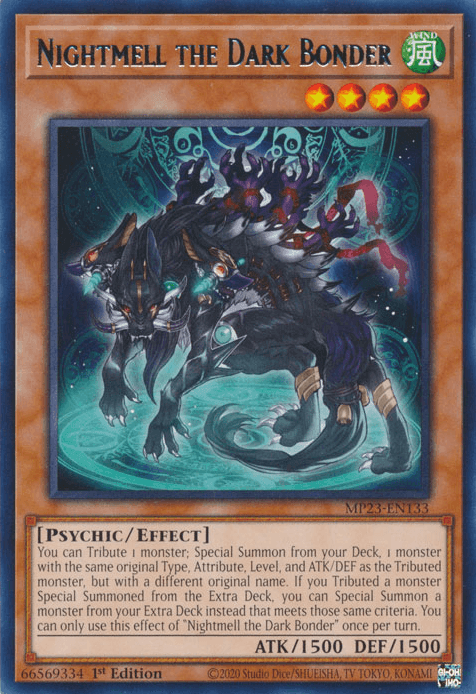 Nightmell the Dark Bonder [MP23-EN133] Rare (ONLINE ORDER ONLY)
