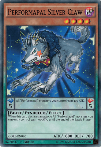 Performapal Silver Claw [CORE-EN090] Common (ONLINE ORDER ONLY)
