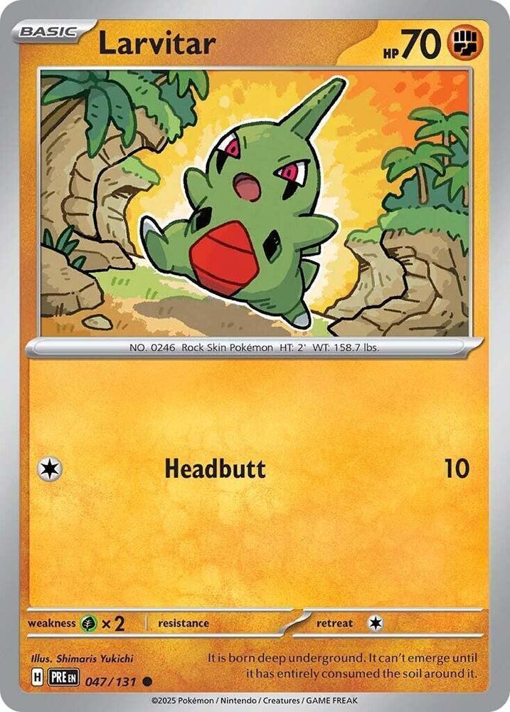 Larvitar (047/131) [Scarlet & Violet: Prismatic Evolutions] (Online Only)