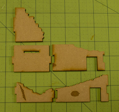 Middle East One Story Building (MDF) - 15MMDF010-D (Online Order Only)
