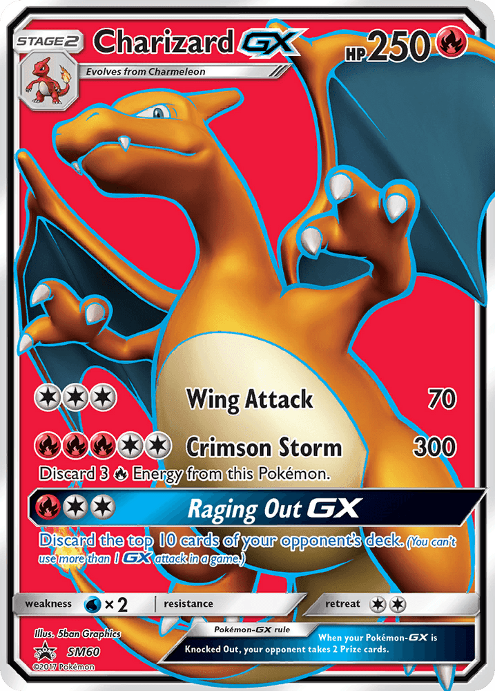 Charizard GX (SM60) [Sun & Moon: Black Star Promos] (Online Only)