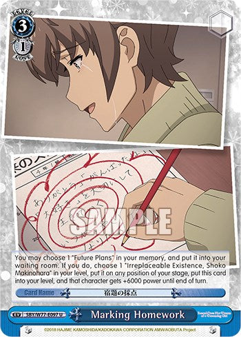 Marking Homework [Rascal Does Not Dream of a Dreaming Girl]