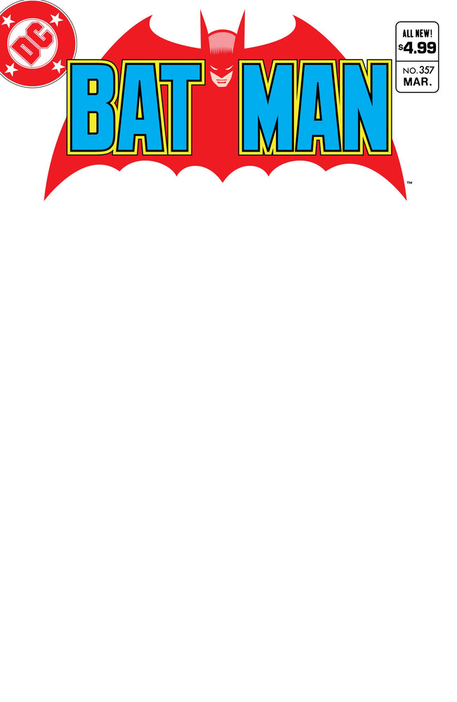 Batman (1940) #357C Facsimile Edition SIGNED & REMARKED (Online Order Only)